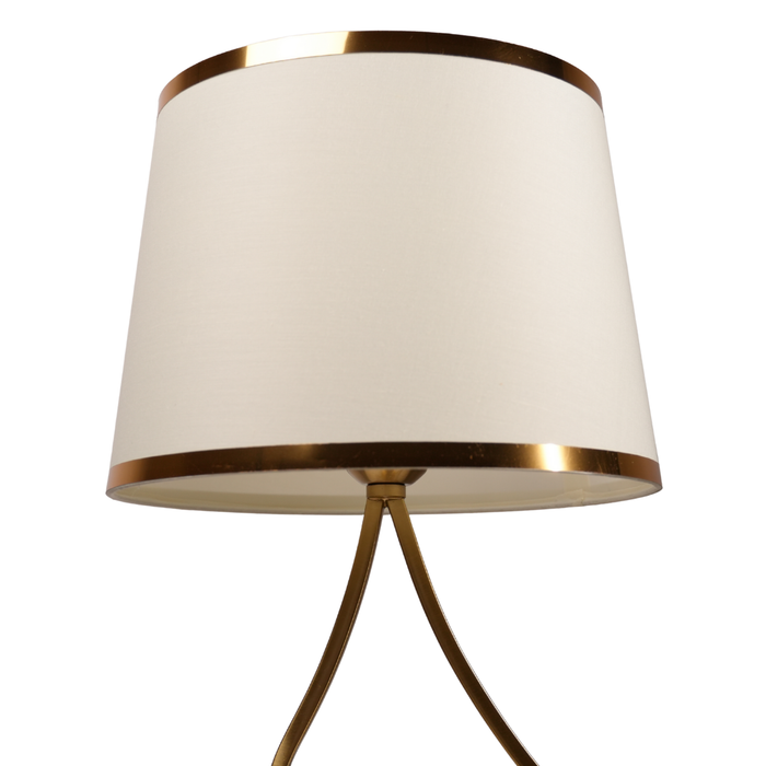 Tafellamp “ELEGANZA” – Goud Lamp Glasaccent