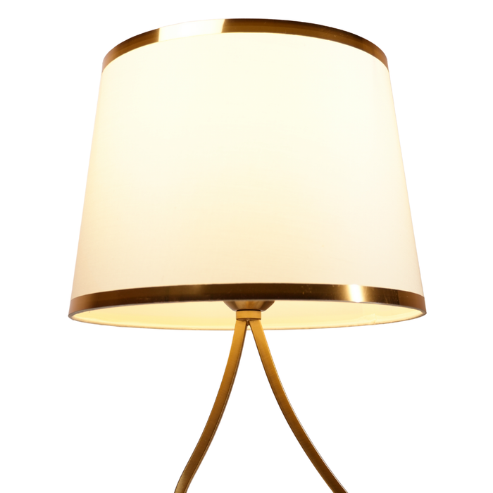Tafellamp “ELEGANZA” – Goud Lamp Glasaccent