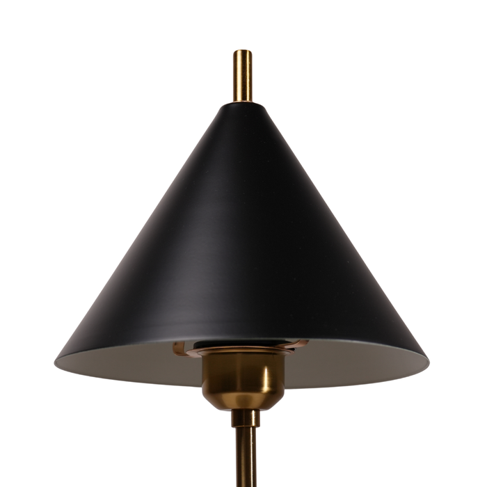 Japandi Stijl Tafellamp – Minimalistisch Design in Zwart en Wit