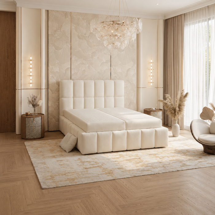 Victoria Boxspring Bed met Opbergruimte Matras