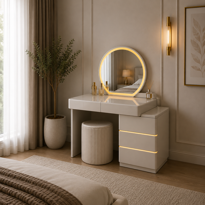 Luxe Make-up Tafel met LED Spiegel