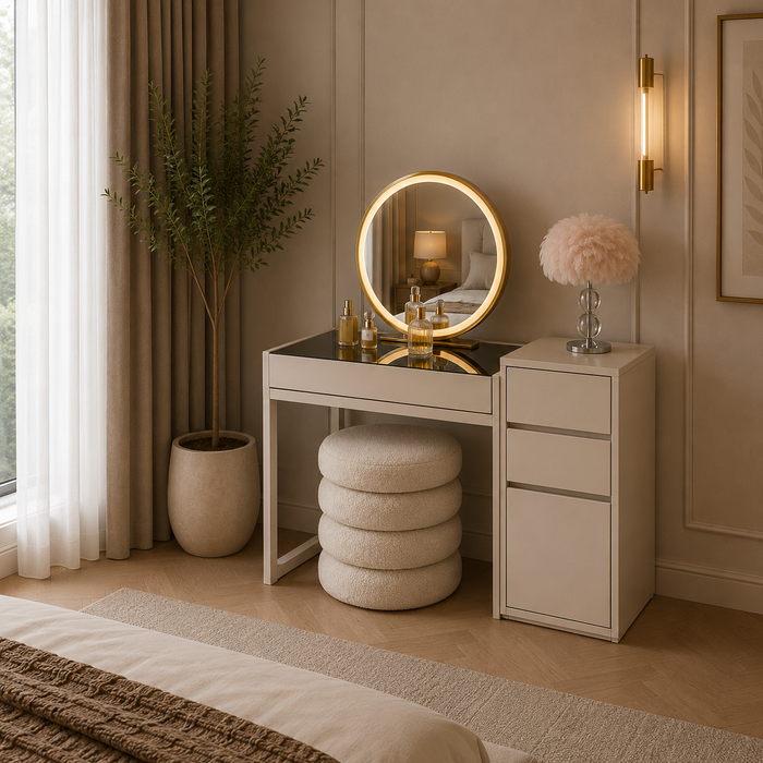 Luxe Make-up Tafel met LED Spiegel