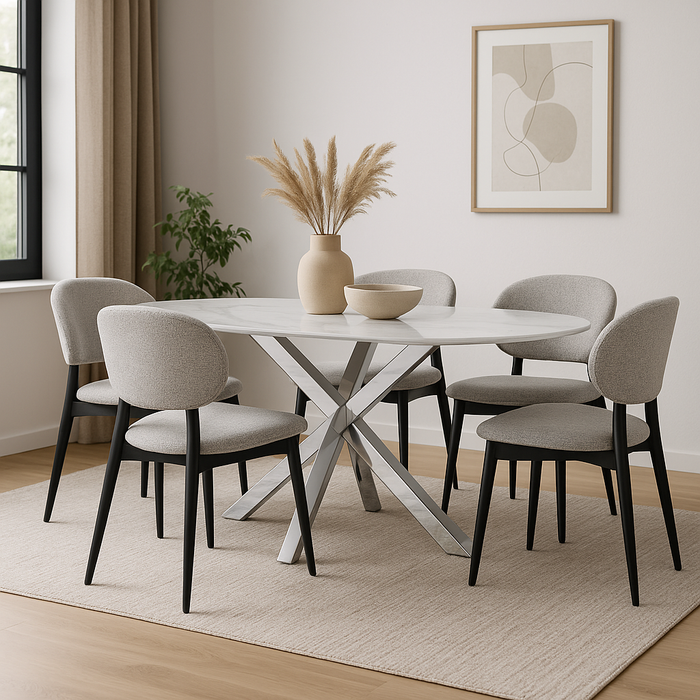 Cavallo – Keramische eettafel met marmerlook