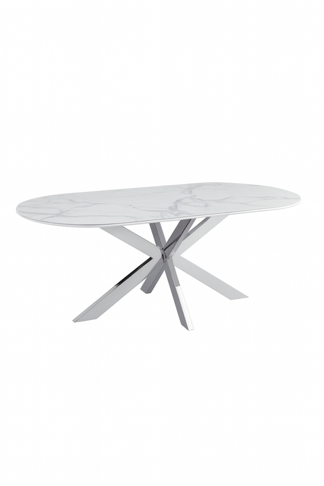 Cavallo – Keramische eettafel met marmerlook