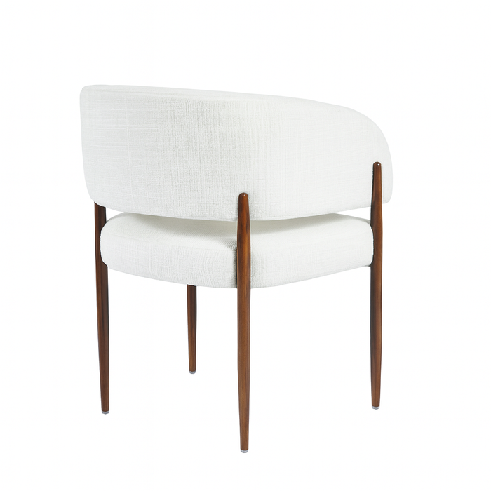 Almira | Elegante eetkamerstoel met slank houten frame