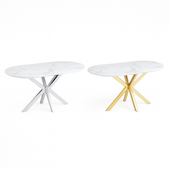 Cavallo – Keramische eettafel met marmerlook