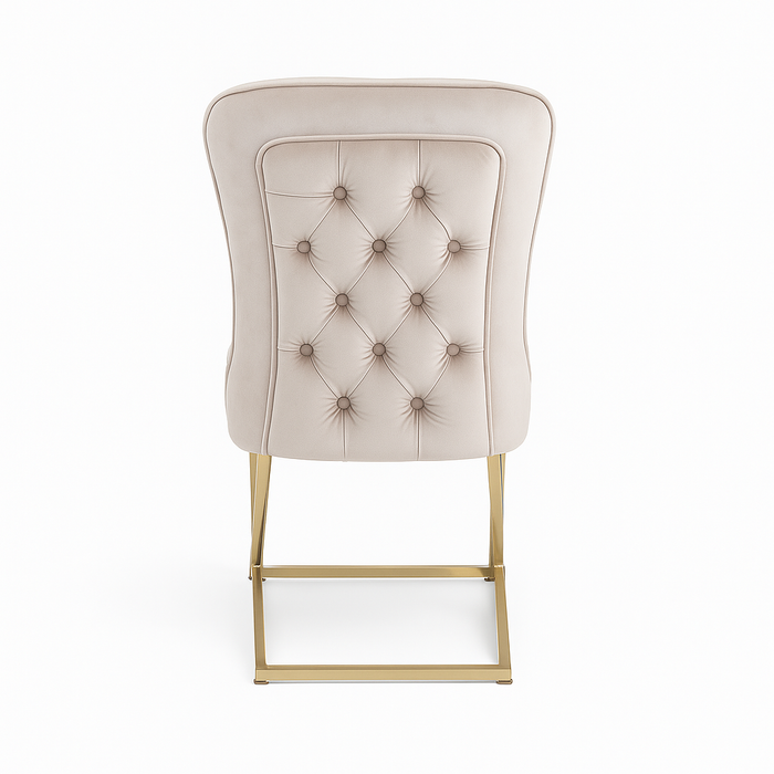 Monaco Velvet Eetkamerstoel – Luxe met Klassiek Karakter