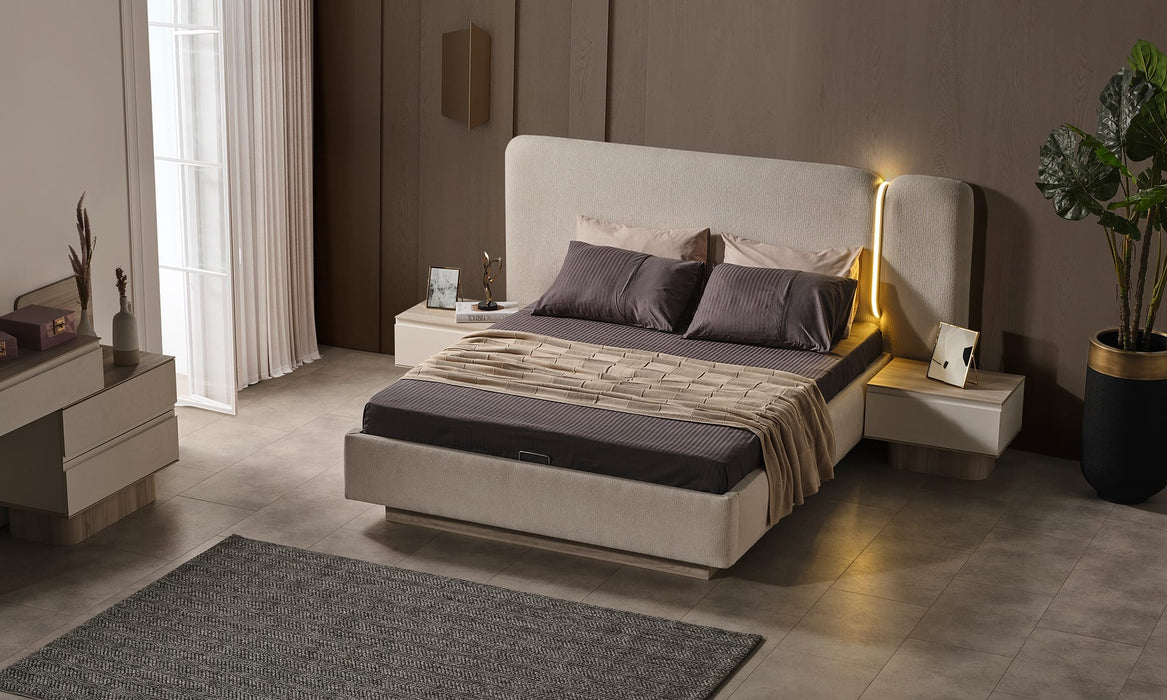 Güneş Slaapkamer – Minimalistische Luxe en Rustgevende Elegantie