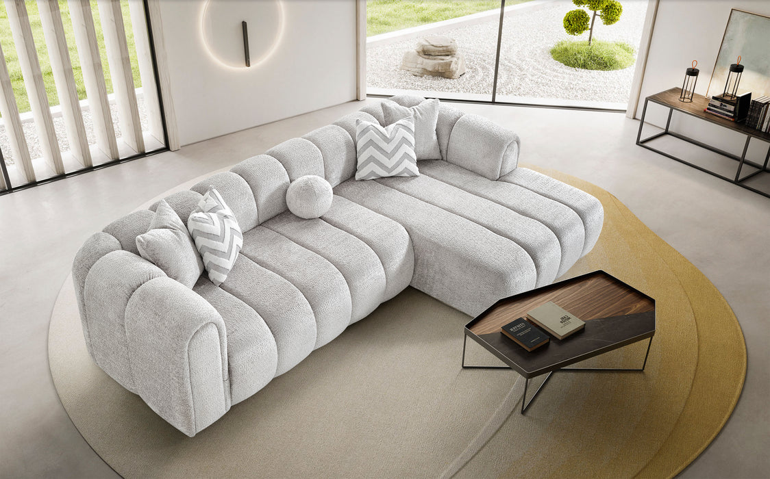 Luxe Hoekbank – 290 x 160 cm – Modern Design in Bouclé Stof