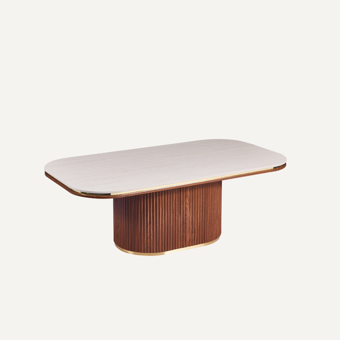 Hermosa Walnut Luxe Salontafel