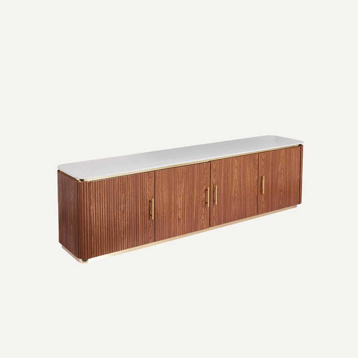 Hermosa Walnut Luxe TV-kast