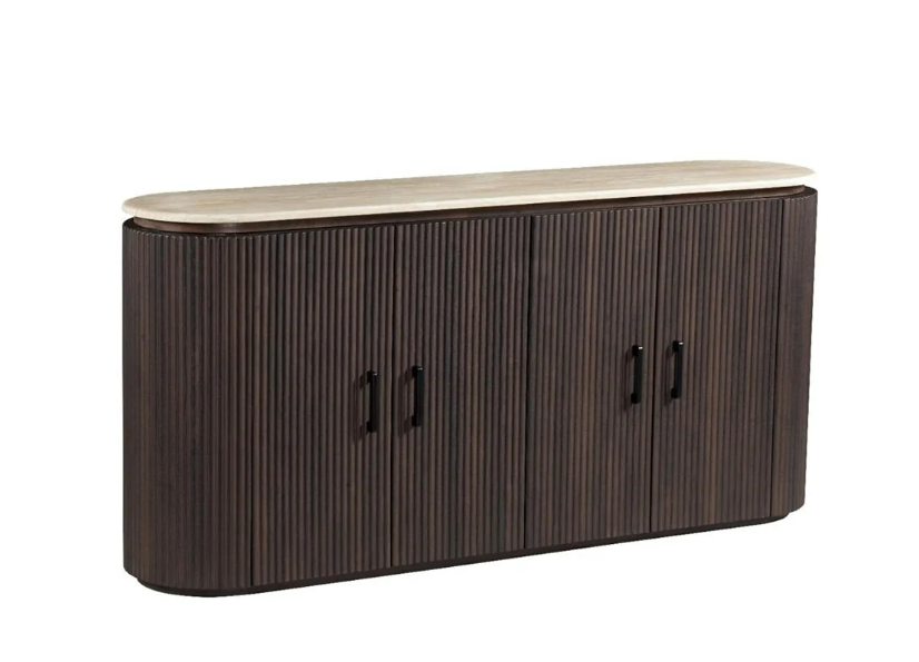 KIMBERLY BROWN BF 180X40X85 FLINTSTONE FAUX MARBLE TOP