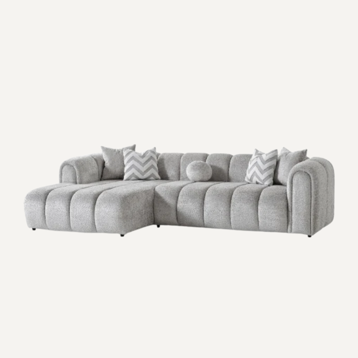 Luxe Hoekbank – 290 x 160 cm – Modern Design in Bouclé Stof