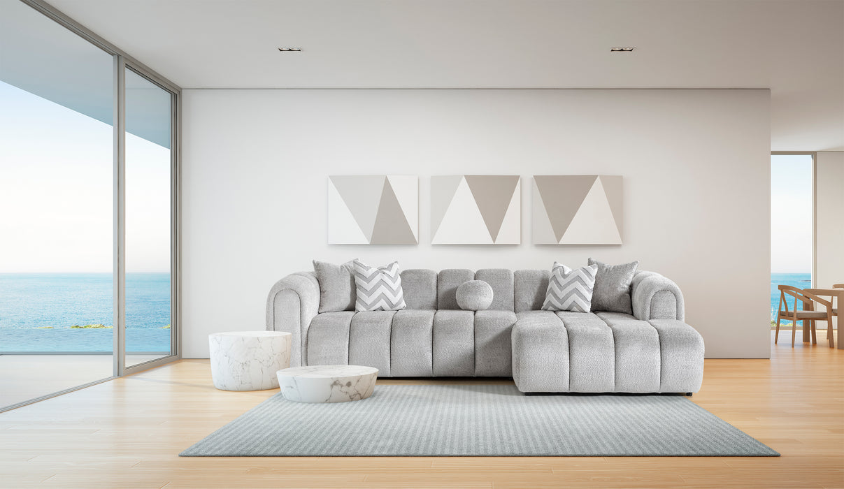 Luxe Hoekbank – 290 x 160 cm – Modern Design in Bouclé Stof