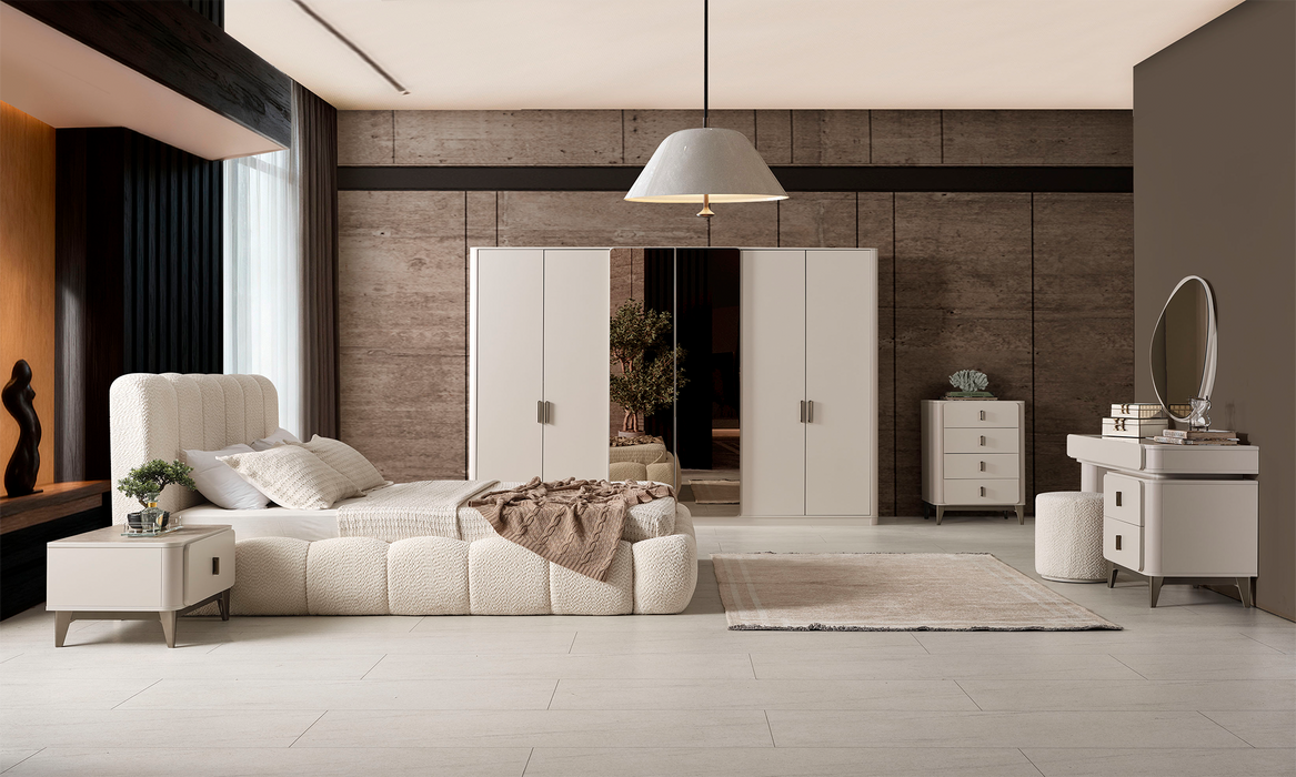 Aura Soft Bedroom – Luxe, Rust en Comfort in Perfecte Harmonie