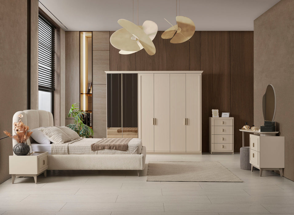 Anka Slaapkamer – Moderne Warmte met Tijdloze Elegantie