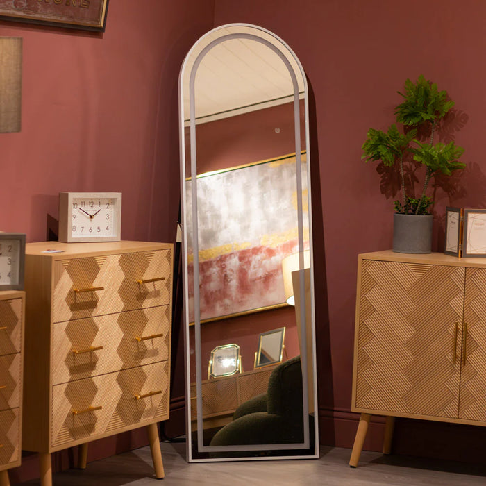 LED SPIEGEL 50x160 CM – STIJLVOL MET GEBOGEN DESIGN