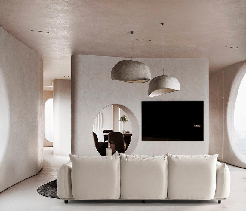 Marseille 3-Zitsbank – 255 x 70 x 100 cm – Elegant Beige met Diepe Zit