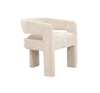 Onix Chair - Organisch Japandi Design in Bruin, Taupe of Crème