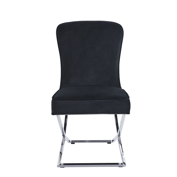 Monaco Velvet Eetkamerstoel – Luxe met Klassiek Karakter