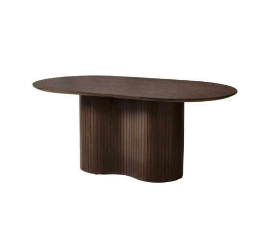 Taurus DT Brown Veneer Plain – Elegante en Moderne Eettafel
