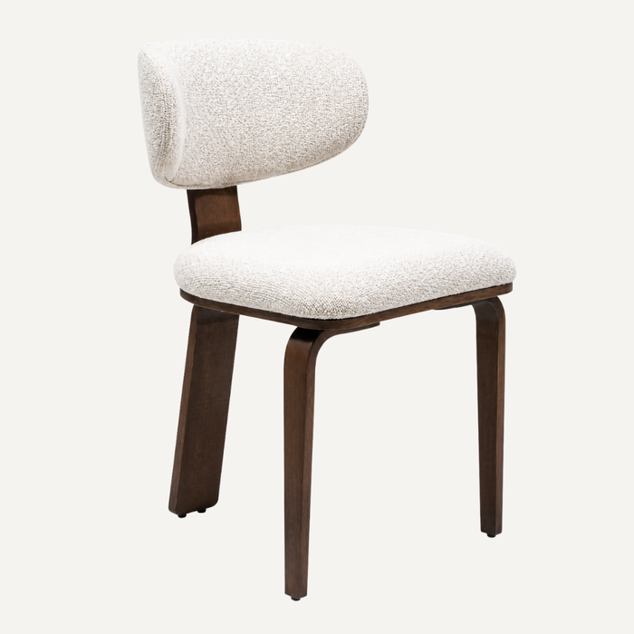 Stockholm Eetkamerstoel – Bouclé Crème